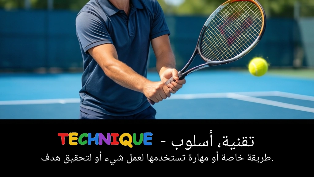 Arabic Illustration for technique